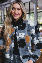 R&B | Gefrorene Blume Sherpa Jacke