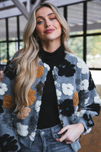 R&B | Gefrorene Blume Sherpa Jacke