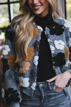 R&B | Gefrorene Blume Sherpa Jacke