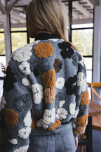 R&B | Gefrorene Blume Sherpa Jacke