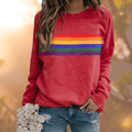 R&B | Regenbogenstreifen Sweatshirt