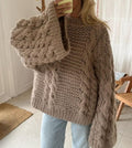 R&B | Grober Zopfmusterpullover