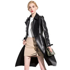 R&B | NYC Leder Trenchcoat für Damen