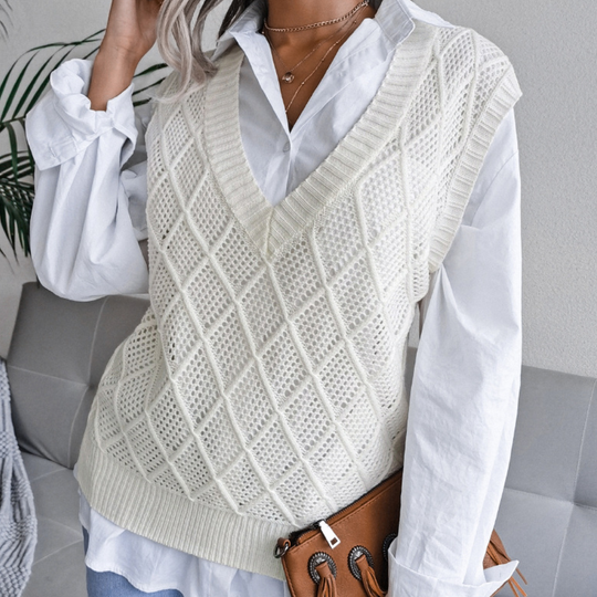 R&B | Trendy Gestrickter Pullover für Damen