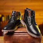R&B | Klassische Herbst Stiefel mit Reißverschluss für Männer