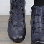R&B | Damen Viktorianische Schnür-Stiefeletten mit Spitzenbesatz