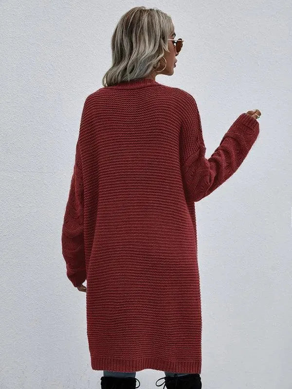 R&B | Strick Lang Frauen Strickjacke Pullover