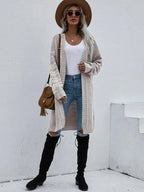 R&B | Strick Lang Frauen Strickjacke Pullover