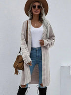 R&B | Strick Lang Frauen Strickjacke Pullover