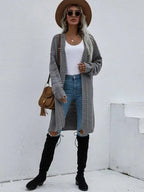 R&B | Strick Lang Frauen Strickjacke Pullover