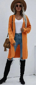 R&B | Strick Lang Frauen Strickjacke Pullover