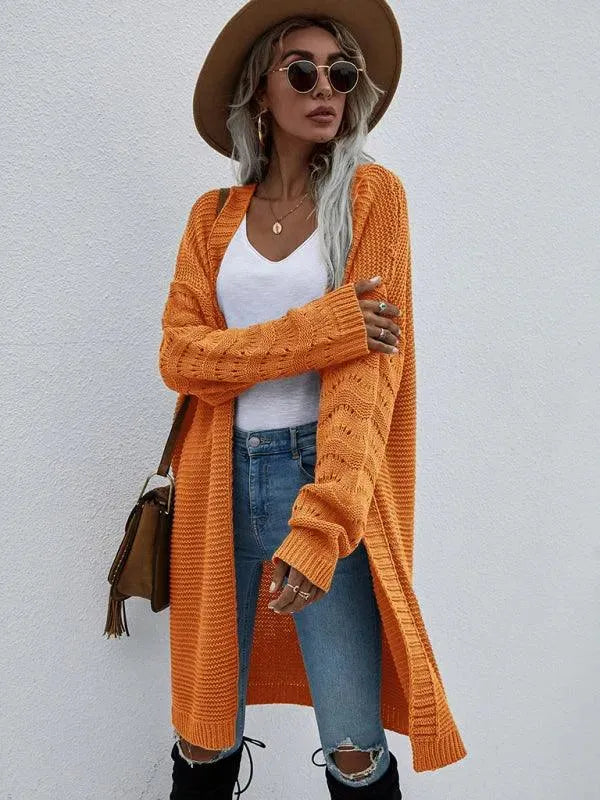 R&B | Strick Lang Frauen Strickjacke Pullover