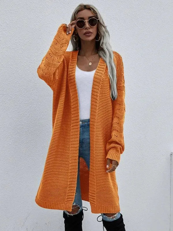 R&B | Strick Lang Frauen Strickjacke Pullover