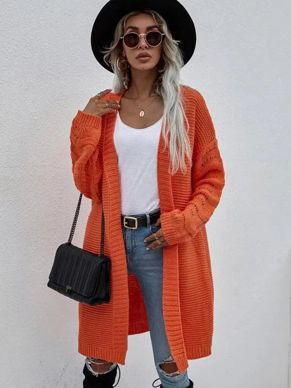 R&B | Strick Lang Frauen Strickjacke Pullover