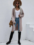 R&B | Strick Lang Frauen Strickjacke Pullover