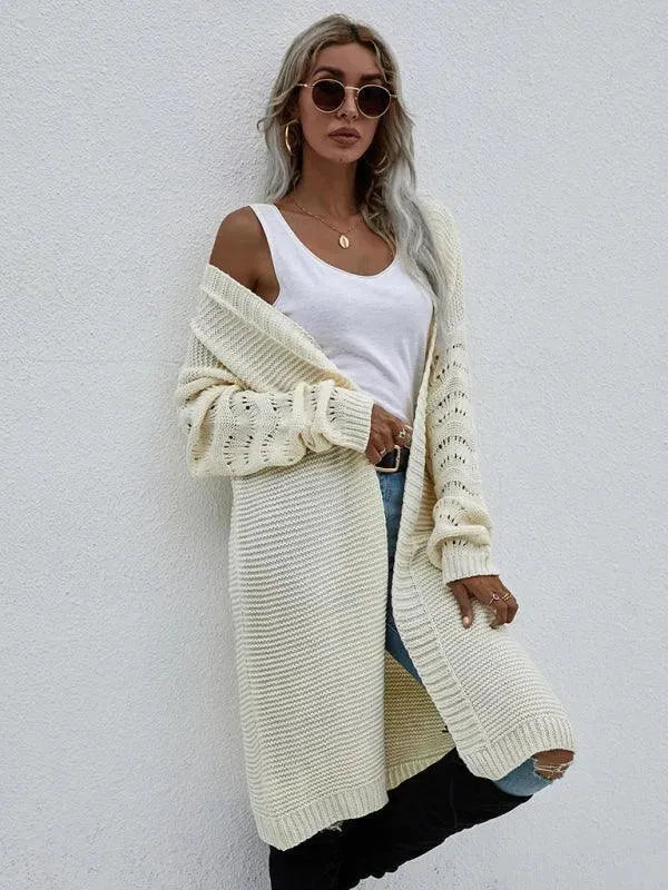 R&B | Strick Lang Frauen Strickjacke Pullover