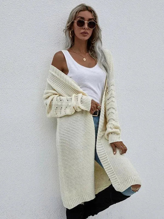 R&B | Strick Lang Frauen Strickjacke Pullover