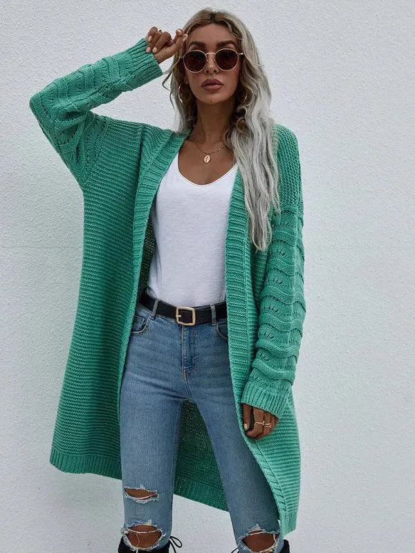 R&B | Strick Lang Frauen Strickjacke Pullover
