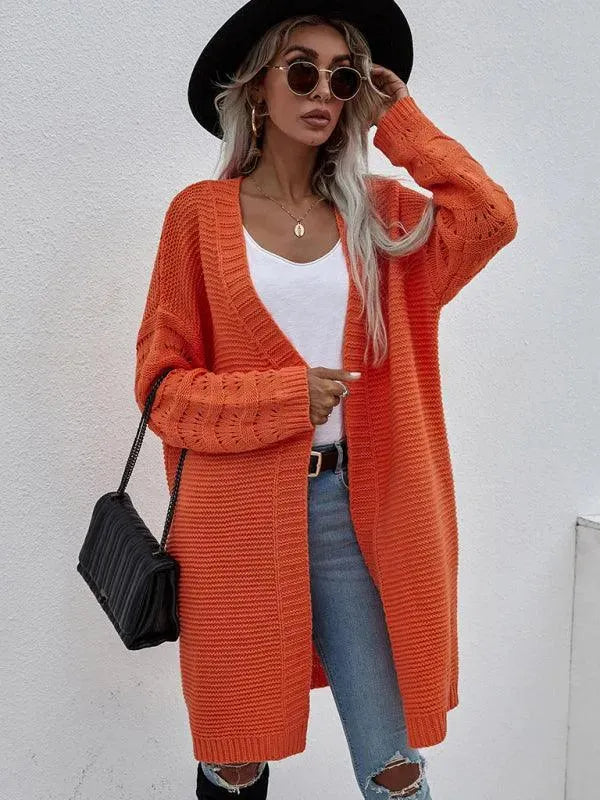 R&B | Strick Lang Frauen Strickjacke Pullover