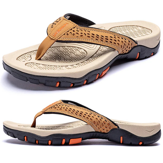 R&B | Herren Schwarz Outdoor Sandalen Robust