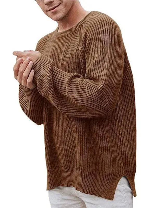 R&B | Lockere Herren Rundhals Pullover