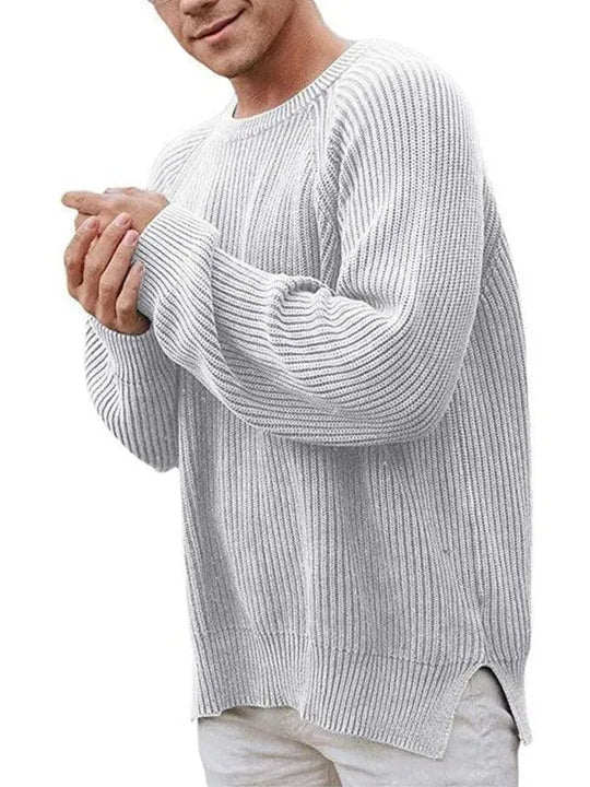 R&B | Lockere Herren Rundhals Pullover