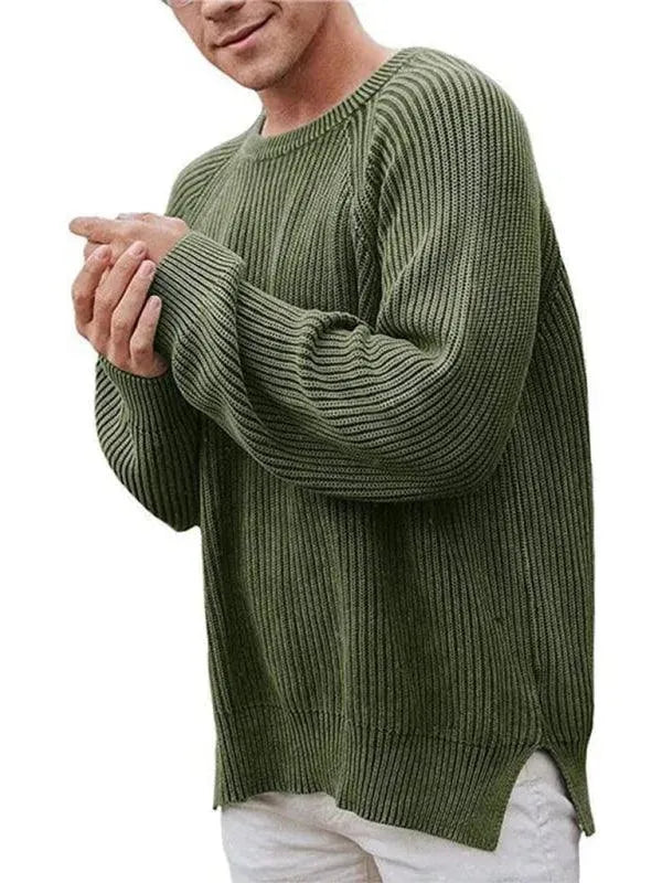 R&B | Lockere Herren Rundhals Pullover
