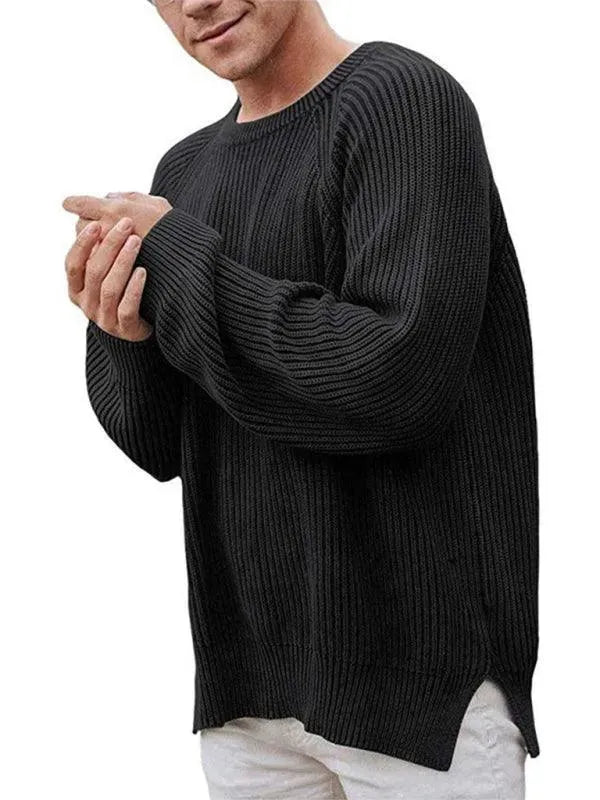 R&B | Lockere Herren Rundhals Pullover