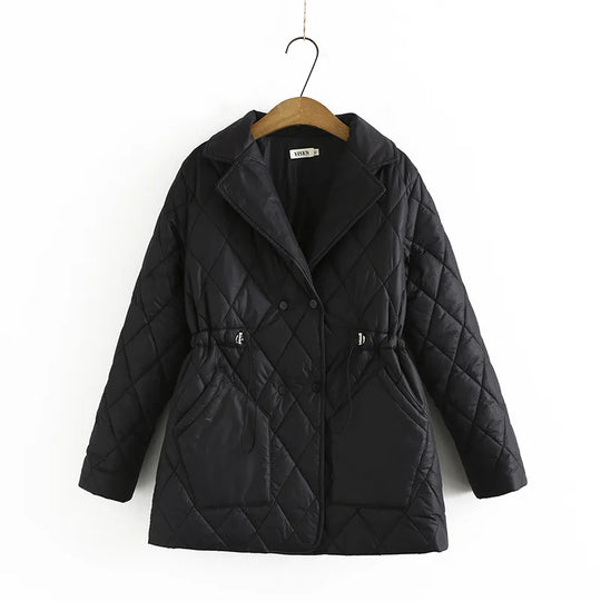 R&B | Übergröße Argyle-Muster Polsterjacke - Stilvoll & Bequem