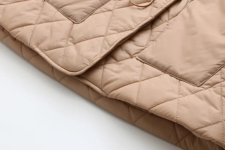 R&B | Übergröße Argyle-Muster Polsterjacke - Stilvoll & Bequem