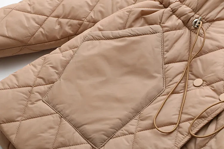 R&B | Übergröße Argyle-Muster Polsterjacke - Stilvoll & Bequem