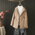 R&B | Übergröße Argyle-Muster Polsterjacke - Stilvoll & Bequem