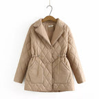 R&B | Übergröße Argyle-Muster Polsterjacke - Stilvoll & Bequem