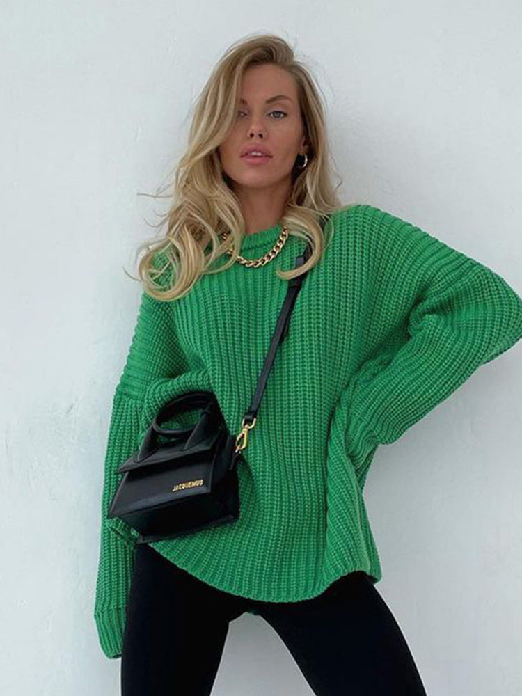 R&B | Übergröße Grobstrickpullover für Damen