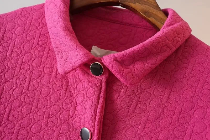 R&B | Übergroße Prägung Dicke Jacke - Stylisch & Warm
