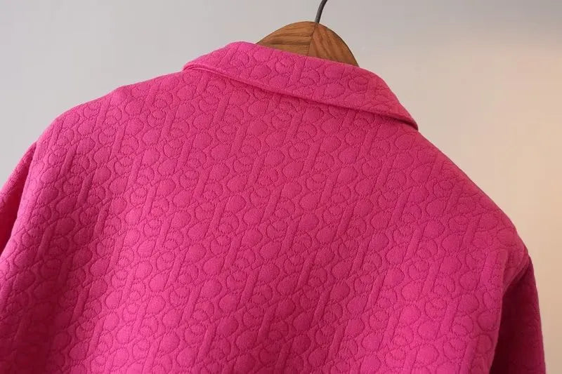 R&B | Übergroße Prägung Dicke Jacke - Stylisch & Warm