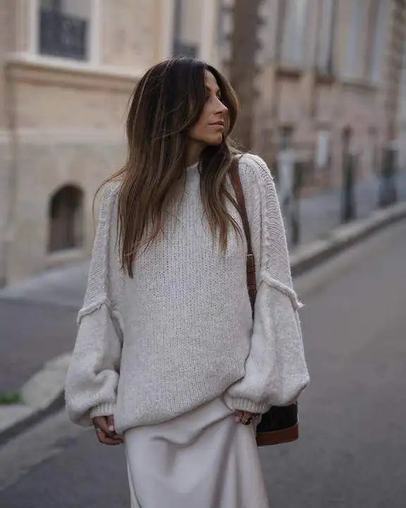 R&B | Übergroßer Strickpullover für Damen