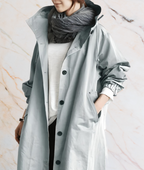 R&B | Oversized Lange Jack mit Knöpfen und Tiefen Seitentaschen