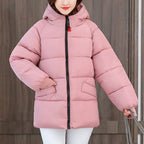 R&B | Oversized Gepolsterter Baumwollparka mit Kapuze - Bequem & Stilvoll