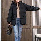 R&B | Oversized Gepolsterter Baumwollparka mit Kapuze - Bequem & Stilvoll