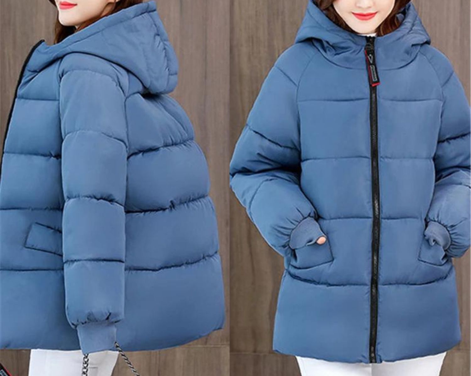 R&B | Oversized Gepolsterter Baumwollparka mit Kapuze - Bequem & Stilvoll