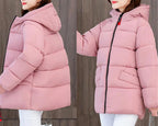 R&B | Oversized Gepolsterter Baumwollparka mit Kapuze - Bequem & Stilvoll