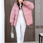 R&B | Oversized Gepolsterter Baumwollparka mit Kapuze - Bequem & Stilvoll