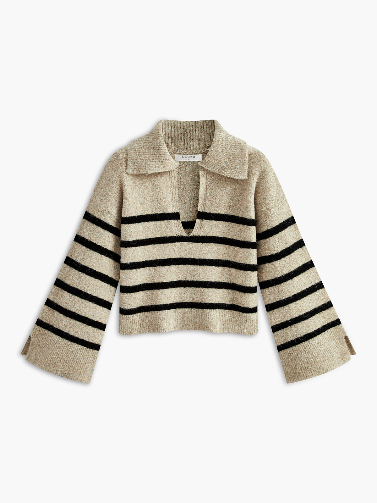 R&B | Übergroßer Gestreifter Pullover für Frauen