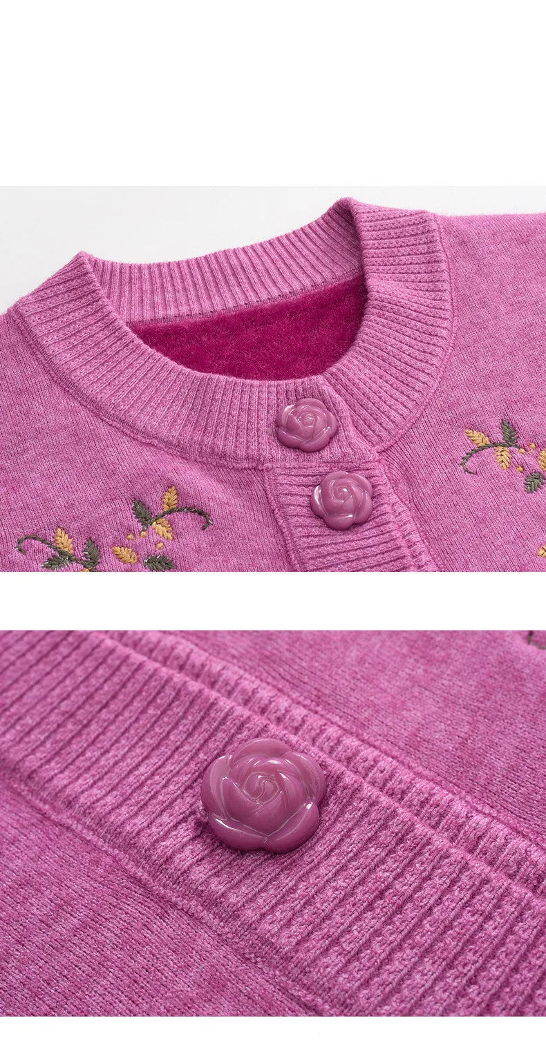 R&B | Oversized Samtstrickpullover "Delight"