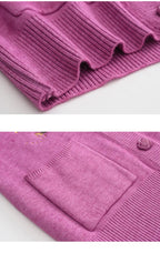 R&B | Oversized Samtstrickpullover "Delight"