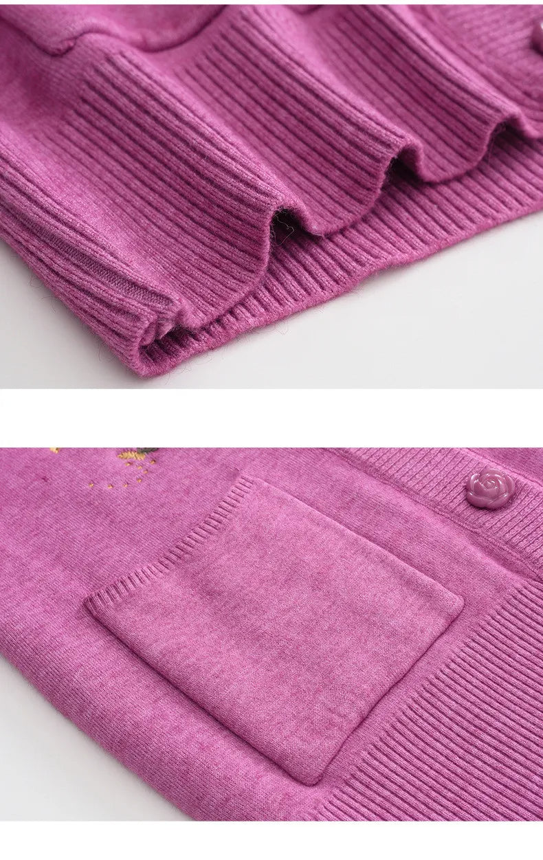 R&B | Oversized Samtstrickpullover "Delight"
