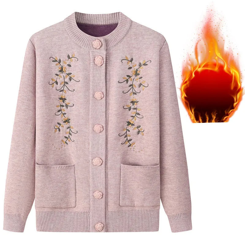 R&B | Oversized Samtstrickpullover "Delight"