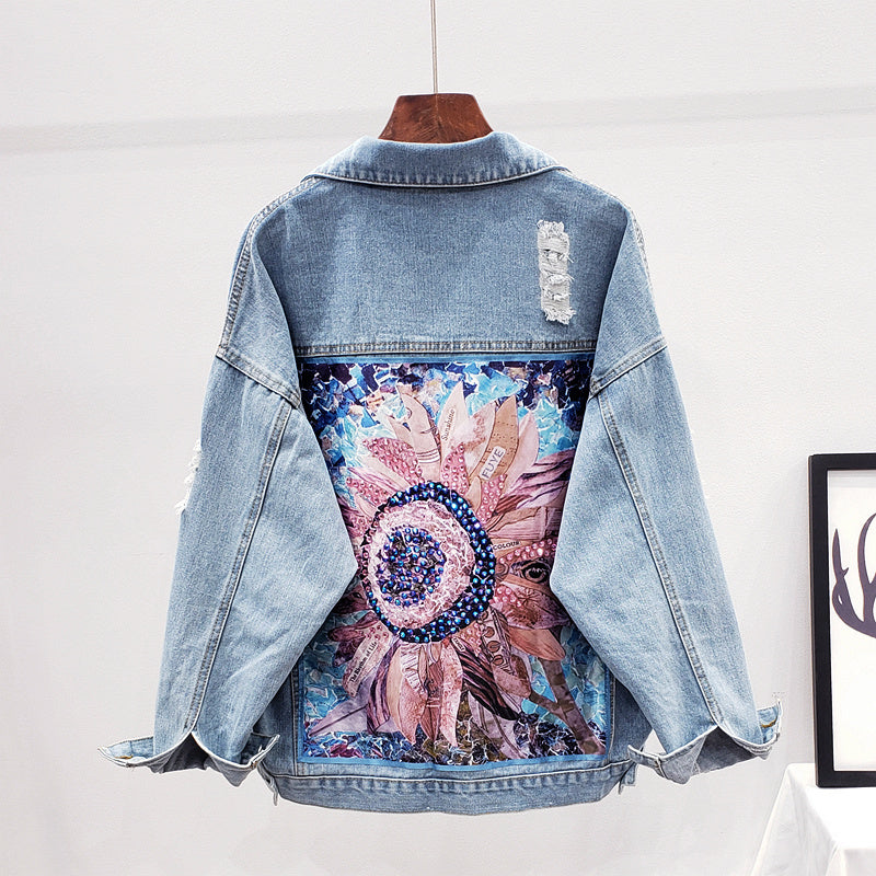 R&B | Oversized Damen Denim Jacke