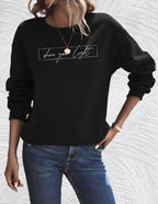 R&B | Oversized Damenpullover mit Rundhalsausschnitt
